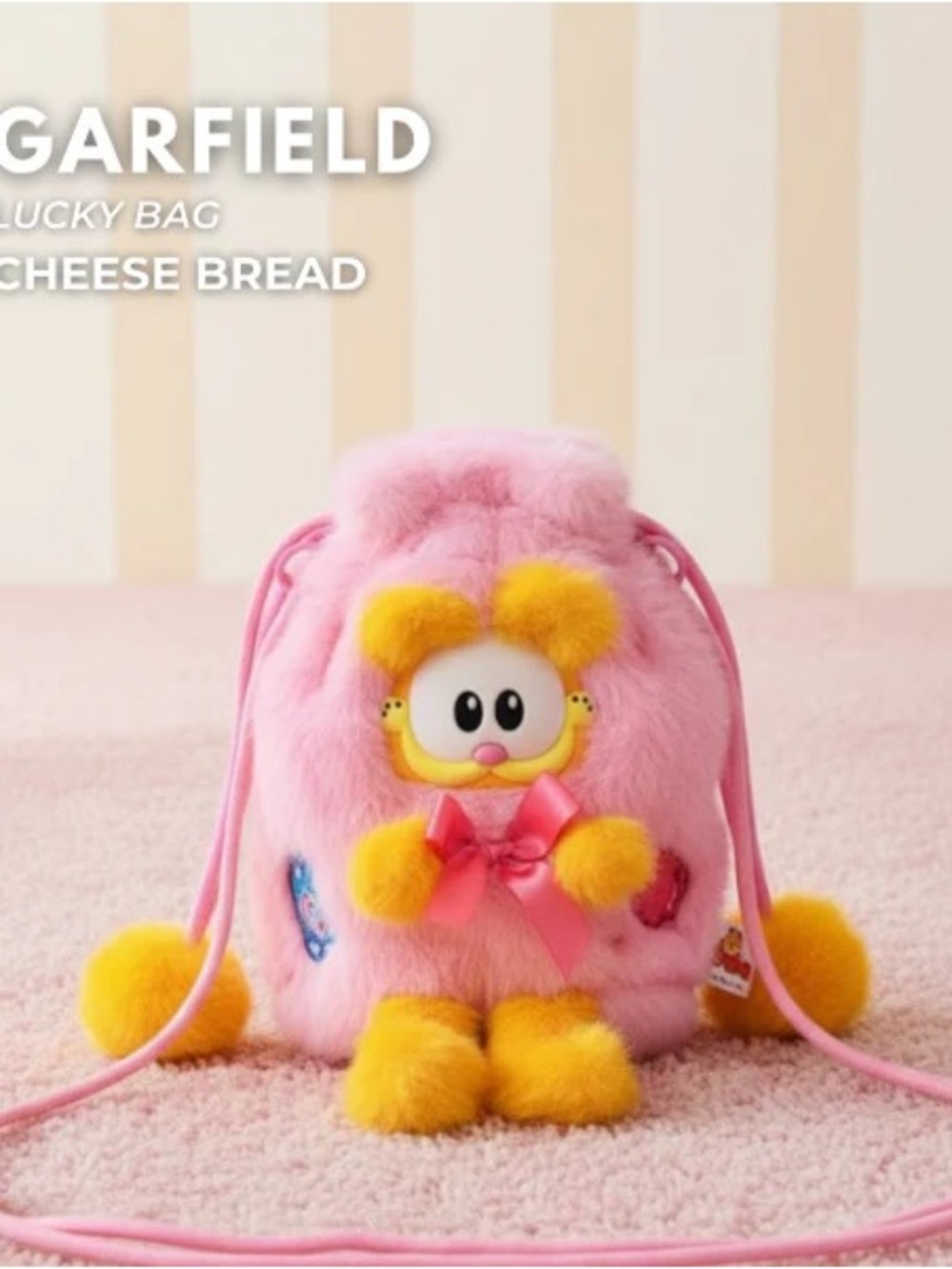 Garfield Lucky Bag Vinyl Plush - Cheese Bread